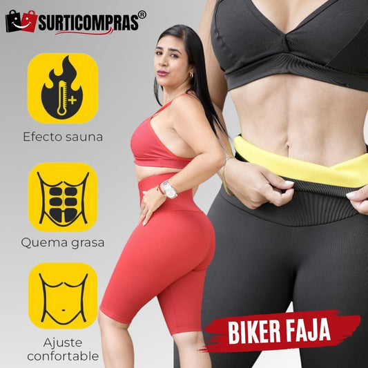 Biker con Faja en Neopreno: Moldea tu Figura y Maximiza tu Rendimiento